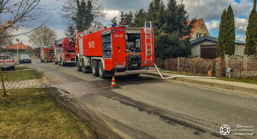 Pożar budynku gospodarczego w Nieciszowie
