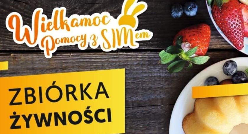 Zbiórka żywności dla potrzebujących mieszkańców