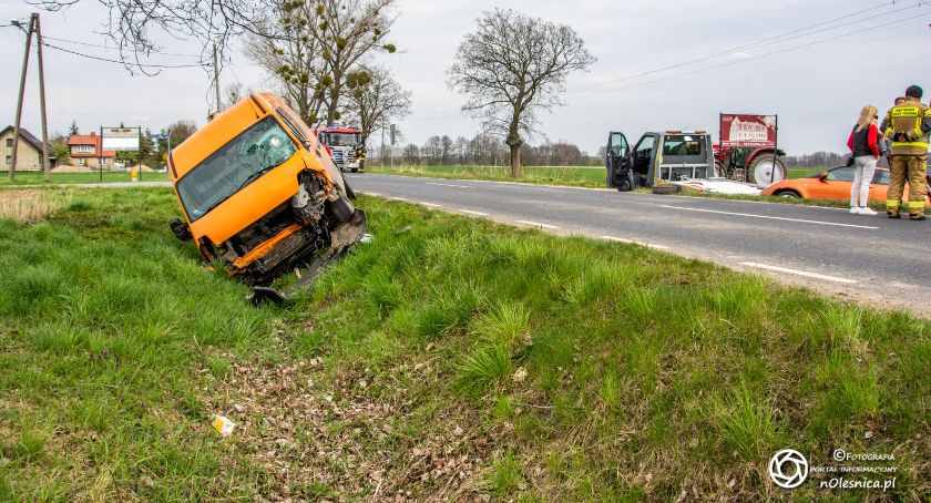 Wypadek na drodze z Dobroszyc do Jenkowic