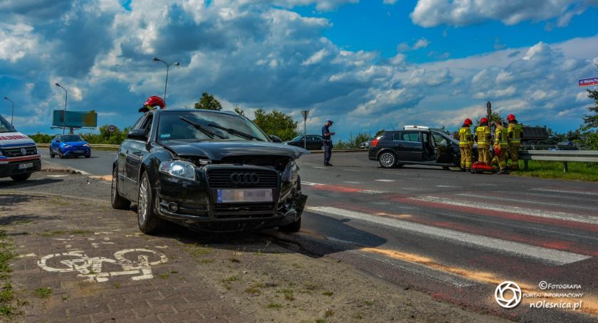 Wojska Polskiego - pierwszy wypadek po remoncie wiaduktu