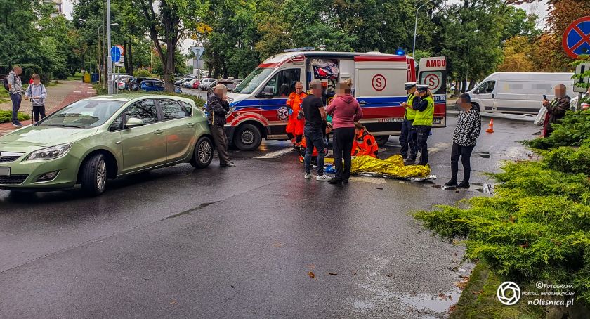 Potrącenie na przejściu dla pieszych