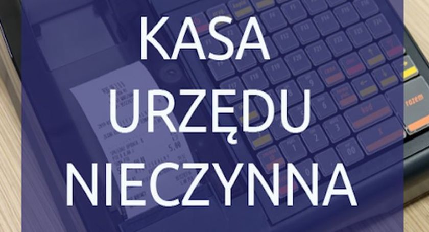 Kasa w Gminie będzie nieczynna