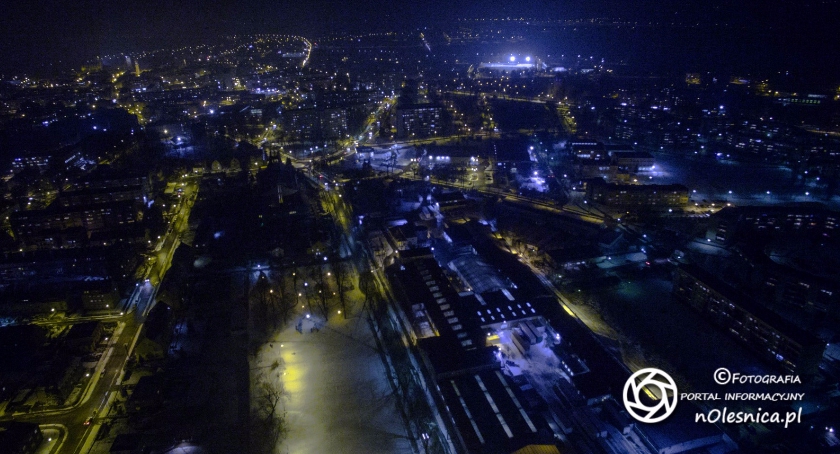 Oleśnica wieczorową porą
