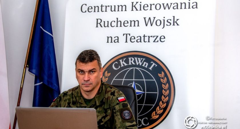 Wywiad z Szefem Centrum Kierowania Ruchem Wojsk na Teatrze w Oleśnicy - VIDEO