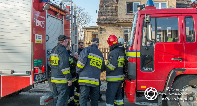 Zawalił się strop w domu jednorodzinnym