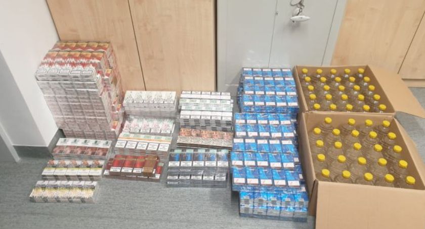 Papierosy i alkohol bez akcyzy - zatrzymano 68 - letniego mężczyznę