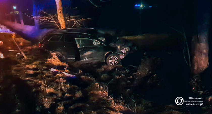Wypadek koło nowego GKN