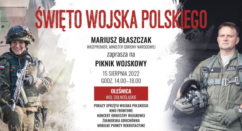 Piknik Wojskowy w Oleśnicy z mobilnym punktem rekrutacyjnym