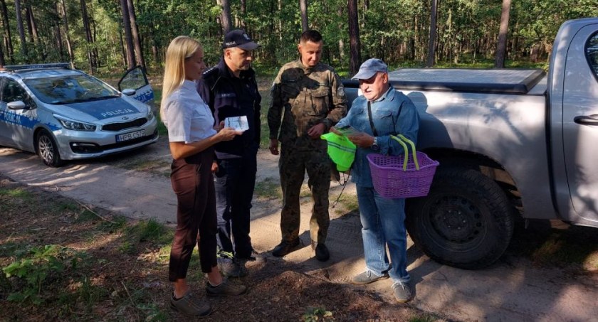 Wspólne działania oleśnickich policjantów i leśników