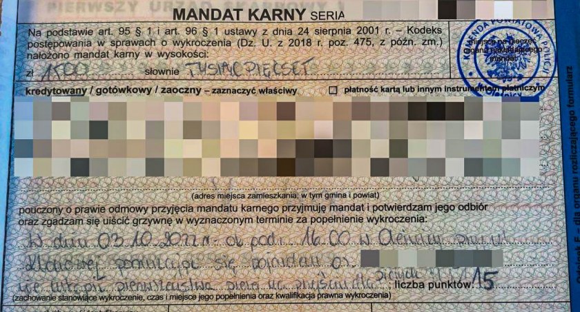 1500zł mandatu i 15 punktów - kierowcę zdradził monitoring stacji paliw - VIDEO