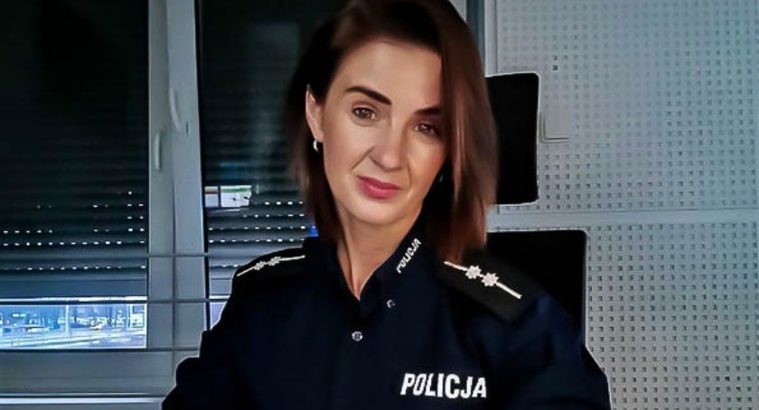 Policjantka - mieszkanka powiatu oleśnickiego - zagubionemu chłopcu z autyzmem