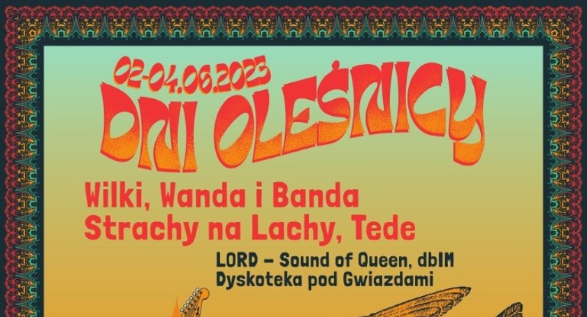 Zaprezentowano oficjalny plakat Dni Oleśnicy 2023