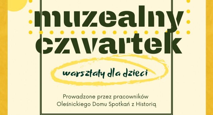 Muzealny czwartek - warsztaty dla dzieci