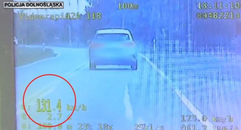 131 km/h w terenie zabudowanym - w 