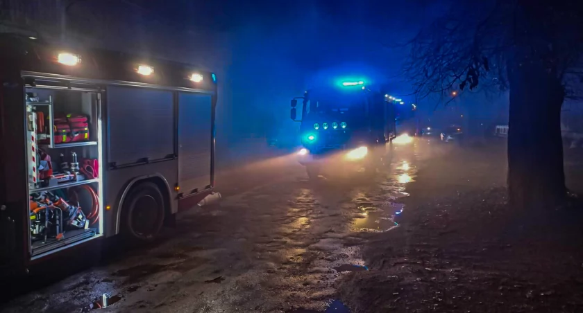 Pożar budynku mieszkalnego w Sokołowicach