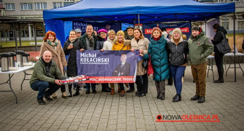 Kawa i pączki od Oleśnica Razem