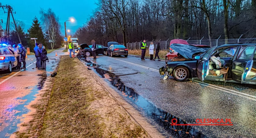 Karambol w Spalicach - kierowca uciekł, bo był pijany