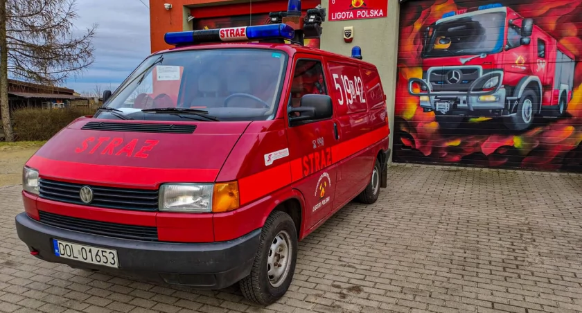 Ochotnicy z OSP Ligota Polska licytują samochód aby pomóc koledze w walce z chorobą