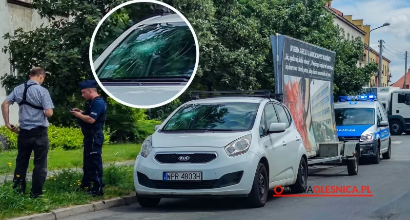 Pijany mężczyzna uszkodził auto związane z kampanią antyaborcyjną