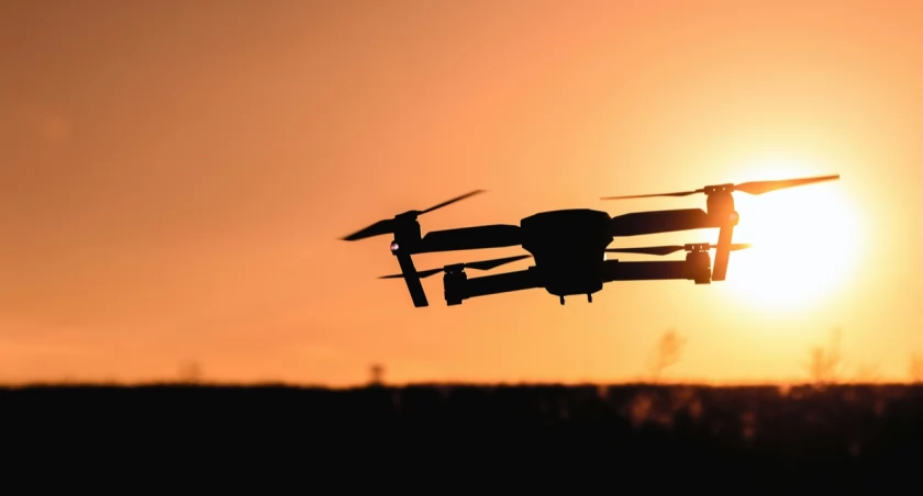 Trwają policyjne działania - w akcji dron