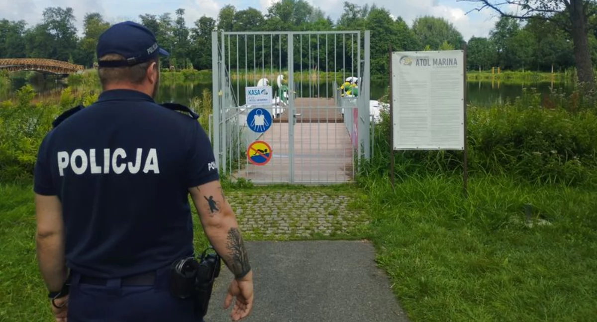 Bezpieczny wypoczynek nad wodą - policyjne patrole w rejonach akwenów