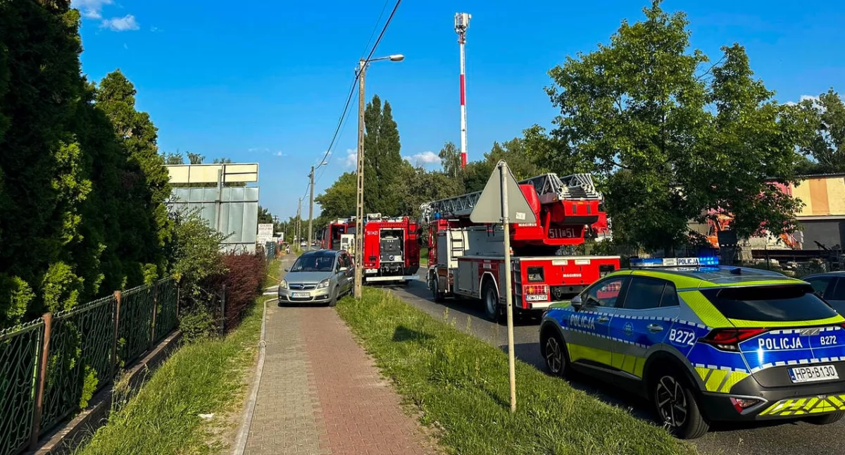 Pożar budynku mieszkalnego w Spalicach