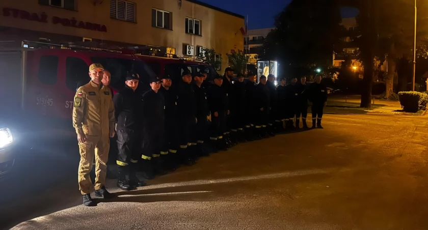 Strażacy zostali oddelegowani do obrony wałów w Głogowie