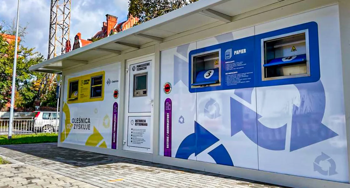 Automatyczna altana odpadowa w Oleśnicy