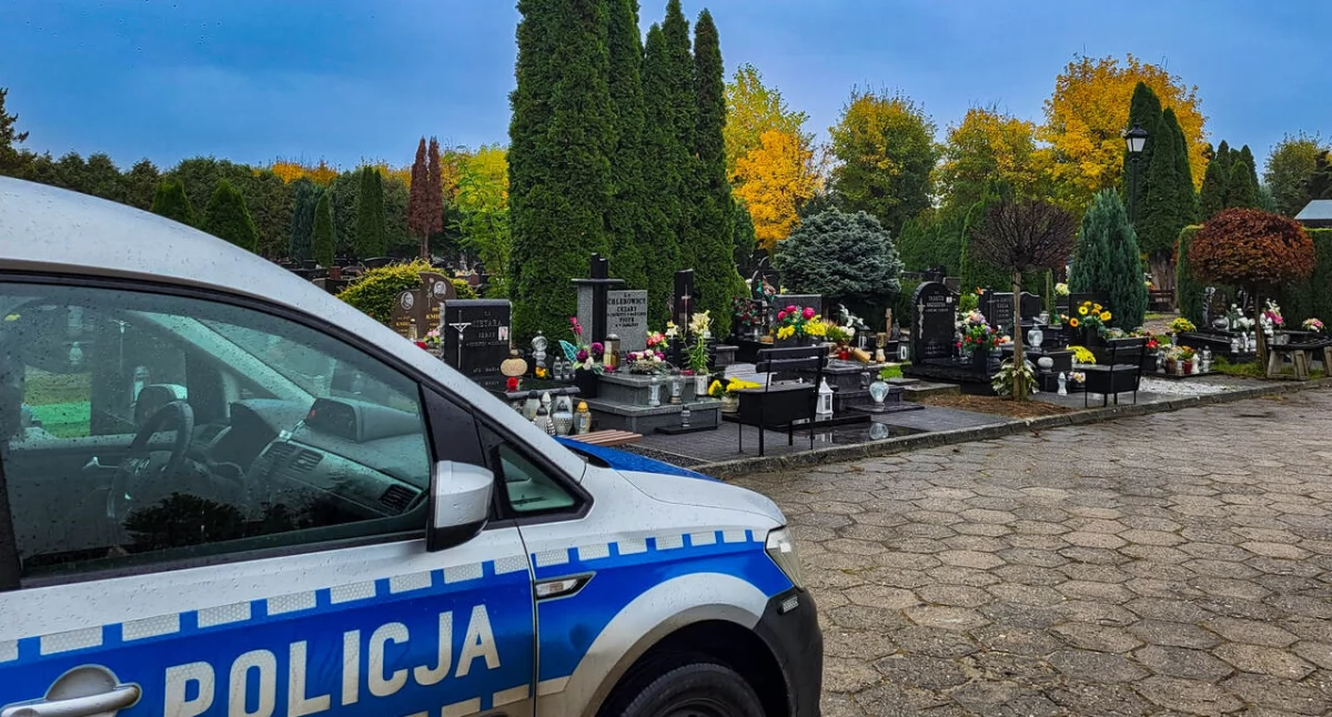 Apel oleśnickiej policji dotyczący okresu Wszystkich Świętych