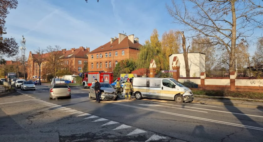Wypadek na skrzyżowaniu Wojska Polskiego i Kopernika
