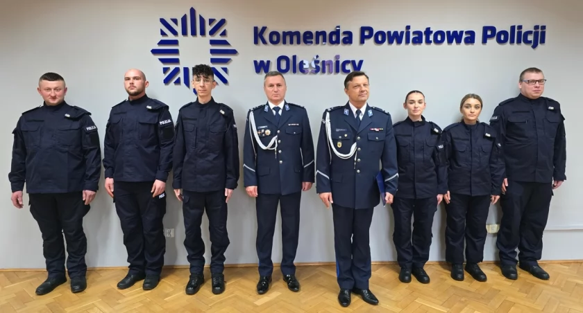 Oleśnicka policja została zasilona nowymi funcjonariuszami