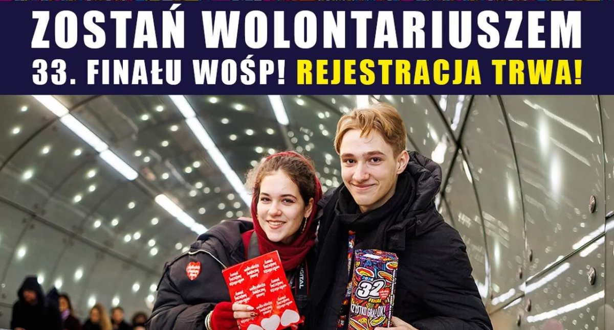 180 wolnych miejsc dla wolontariuszy WOŚP - wczoraj ruszyła rekrutacja