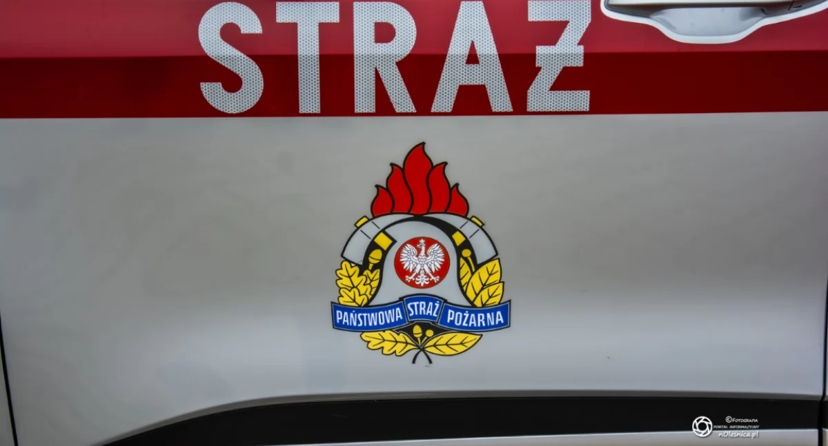 Pożar poddasza w Solnikach Małych