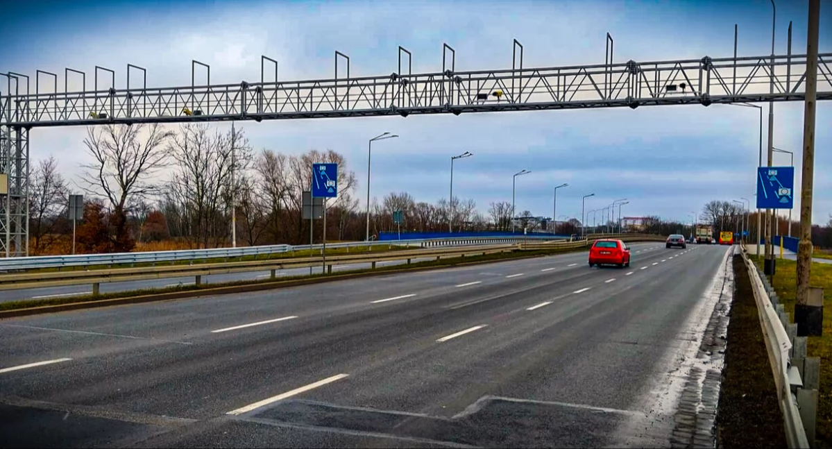 Odcinkowy pomiar prędkości przy wyjeździe z Wrocławia, już działa