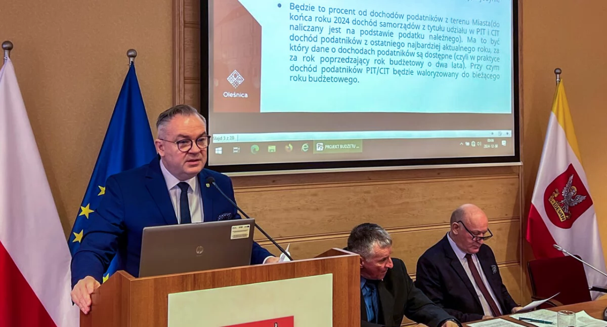 Radni miejscy uchwalili budżet Oleśnicy na 2025 rok