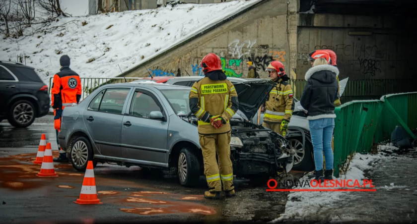 Na Ludwikowskiej zderzyły się dwie osobówki