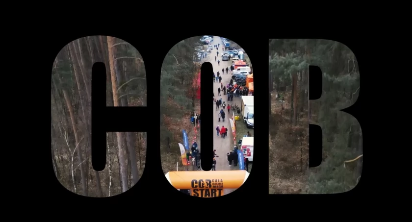  Kilka ujęć z Leśnego Biegu COB - VIDEO DRON