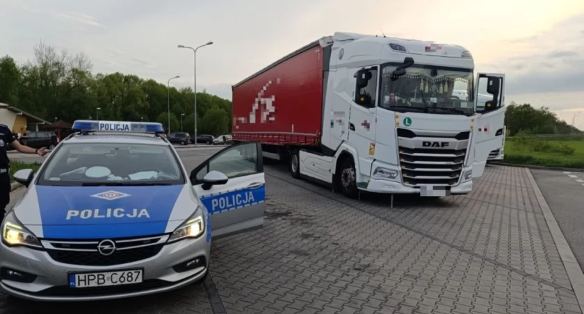 Pijany kierowca ciężarówki zatrzymany na S8. Miał ponad 1,5 promila