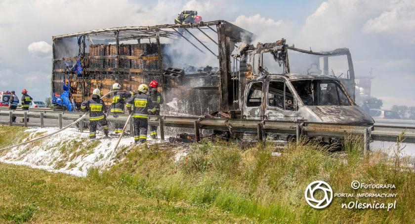 Pożar na S8 po kolizji ciężarówki i busa - FOTO - VIDEO - AKTUALIZACJA - dodatkowe 23 foto i  video