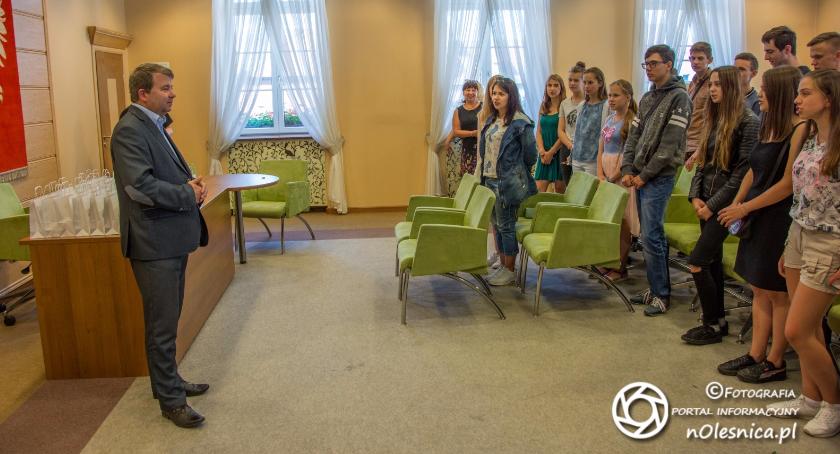 Ukraińska młodzież z wizytą w Ratuszu - VIDEO