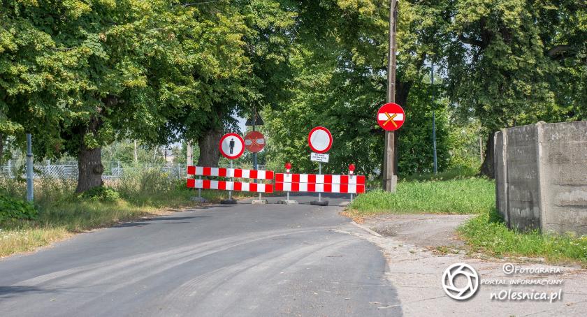 Przejazd z Moniuszki na Wądoły zamknięty
