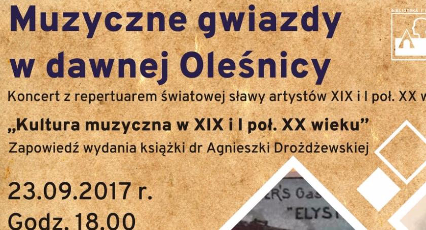 Oleśnickich Spotkań z Muzyką - koncert