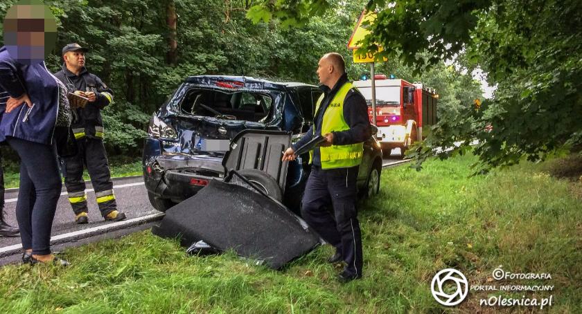 Poranny wypadek na krajowej 25-tce