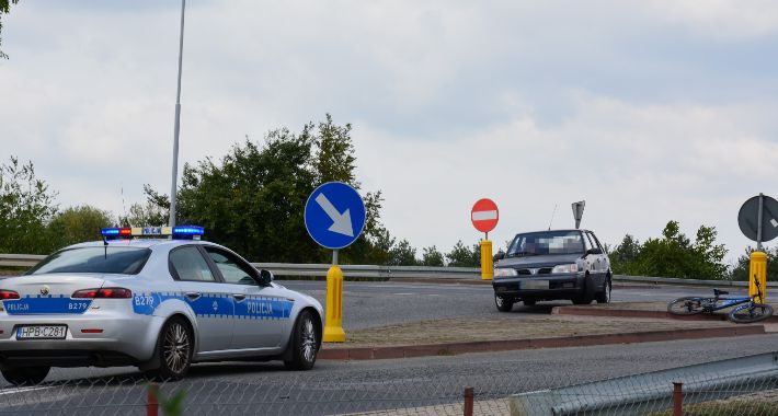Potrącenie na Dobroszyckiej 