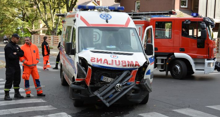 Wypadek karetki na Sudoła