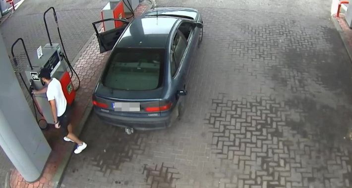Ukradli tablice a potem paliwo