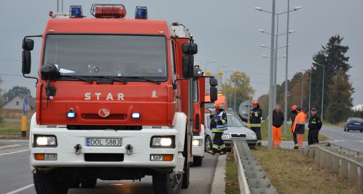Wypadek na Dobroszyckiej 
