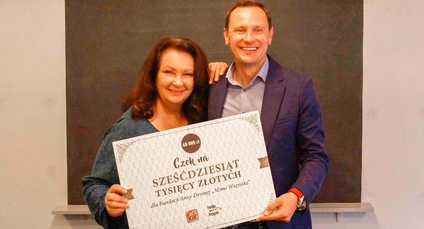 Mieszkańcy Oleśnicy wsparli fundację Anny Dymnej