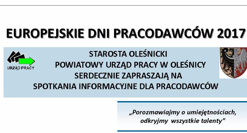 Spotkania z pracodawcami w Urzędach Pracy w ramach Europejskich Dni Pracodawców 2017