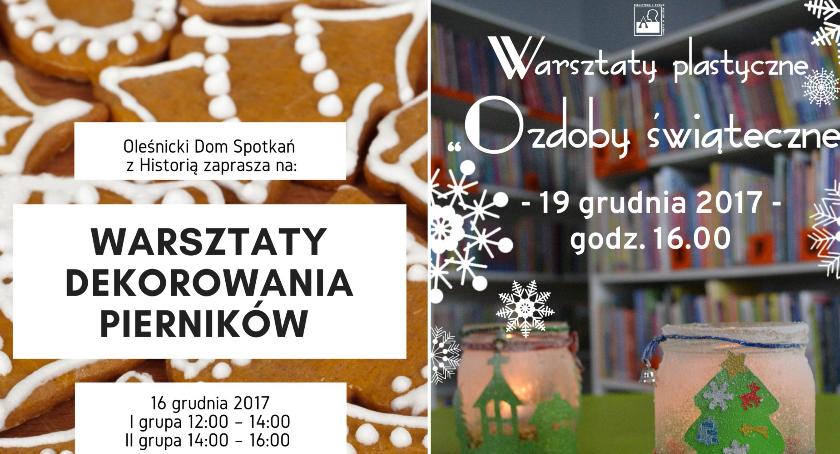 Biblioteka i Forum Kultury zaprasza na warsztaty bożonarodzeniowe